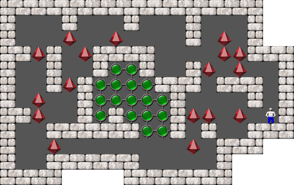 Sokoban Original Extra Sharpen level 25